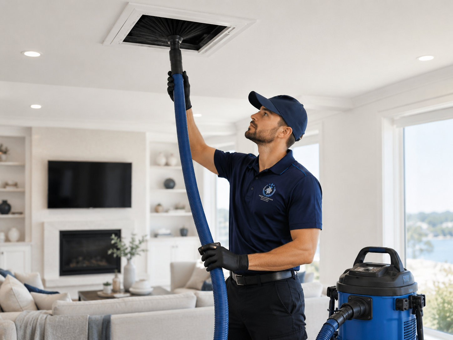 Monarch Air Duct Cleaning team in action
